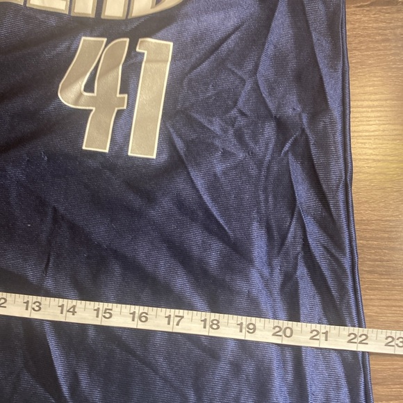 Vintage DIRK NOWITZKI #41 Jersey Dallas Mavericks - NBA Jersey Sz XL - Picture 8 of 9